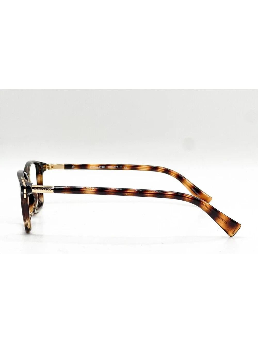 Coach HC 6077 5120 Dark Tortoise Rectangle Authentic Eyeglass Frames 53-15-135